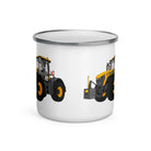 The Tractor Mugs Store JCB Fastrac 4220 Icon | Enamel Mug Quality Farmers Merch