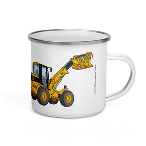 The Tractor Mugs Store JCB TM 270 | Enamel Mug Quality Farmers Merch