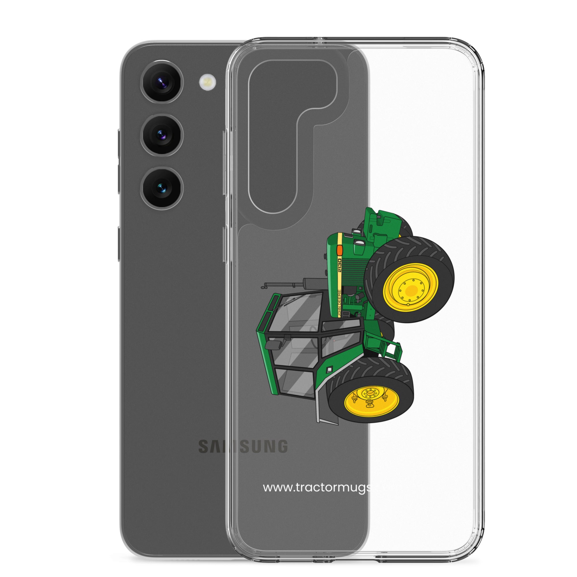 The Tractor Mugs Store John Deere 2130 | Clear Case for Samsung® Quality Farmers Merch