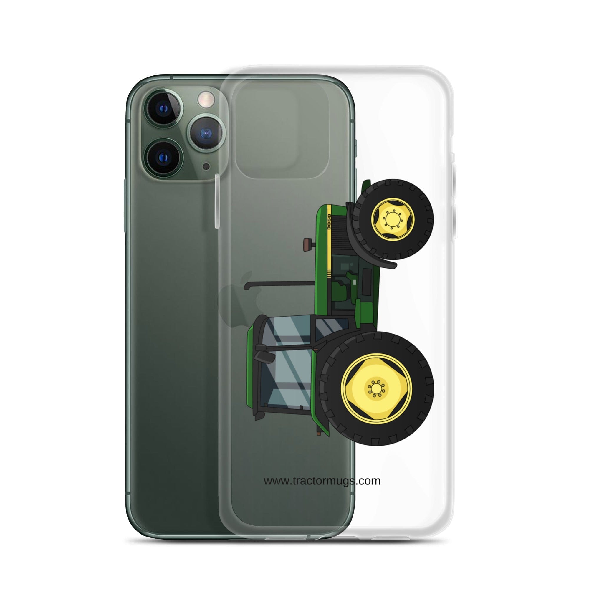 The Tractor Mugs Store John Deere 3050 2WD | Clear Case for iPhone® Quality Farmers Merch