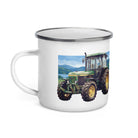 The Tractor Mugs Store John Deere 3050 | Splash Art Enamel Mug Quality Farmers Merch