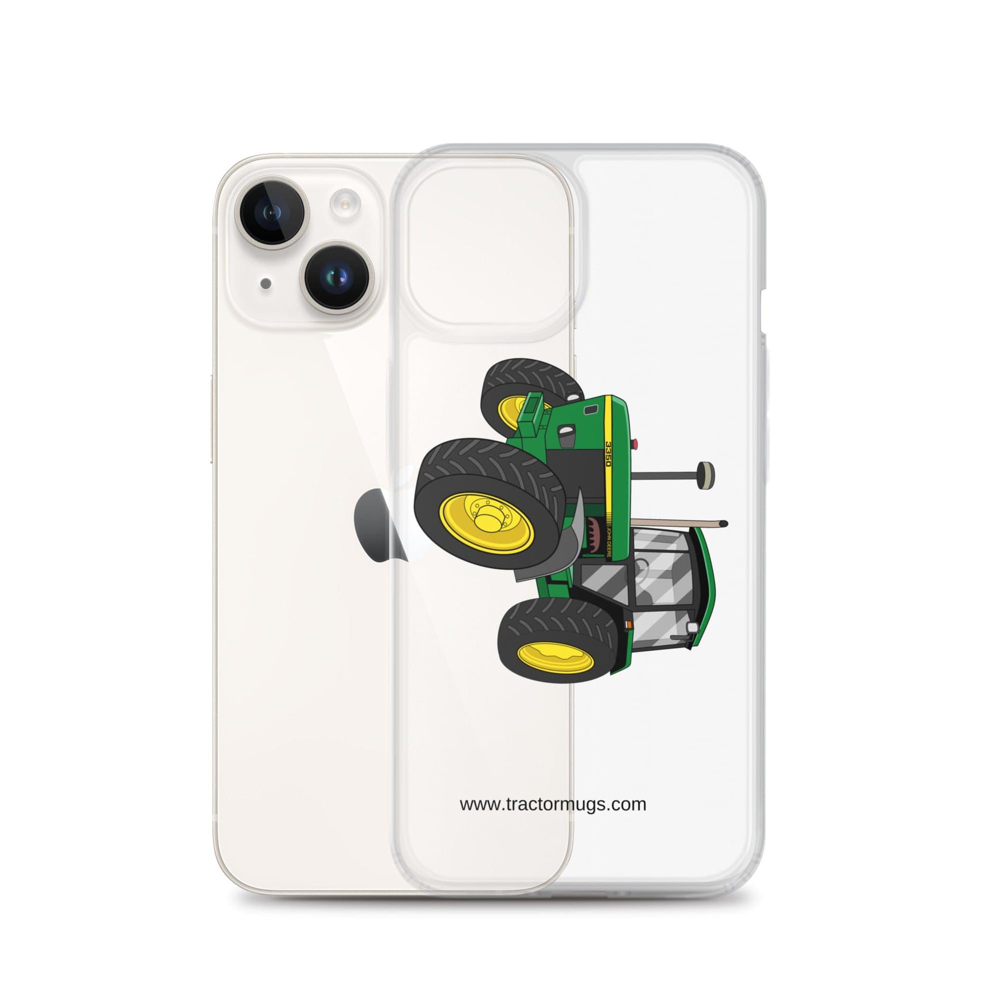 The Tractor Mugs Store John Deere 3350 4WD | Clear Case for iPhone® Quality Farmers Merch