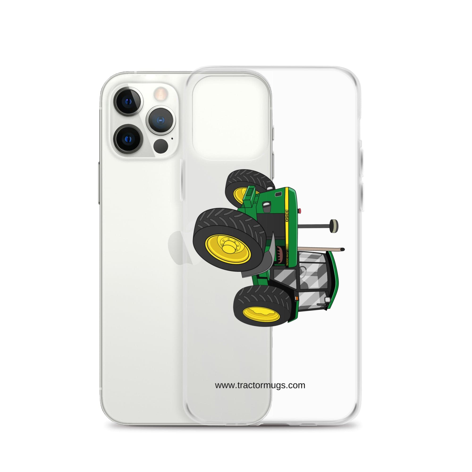 The Tractor Mugs Store John Deere 3350 4WD | Clear Case for iPhone® Quality Farmers Merch