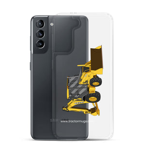 The Tractor Mugs Store John Deere 410G Backhoe | Clear Case for Samsung® Quality Farmers Merch
