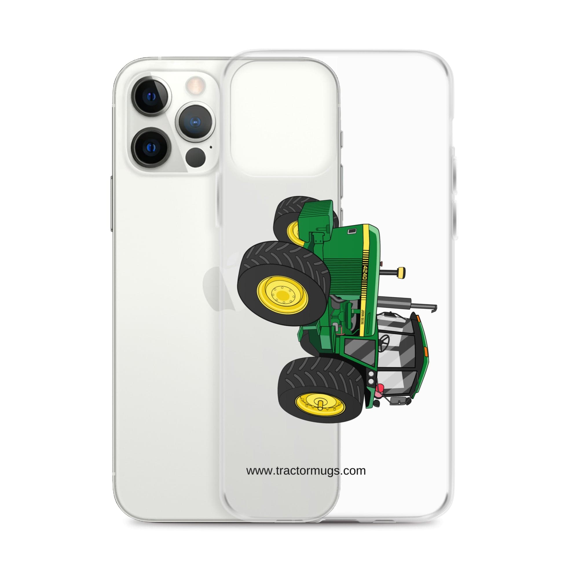 The Tractor Mugs Store John Deere 4240  |  Clear Case for iPhone® Quality Farmers Merch