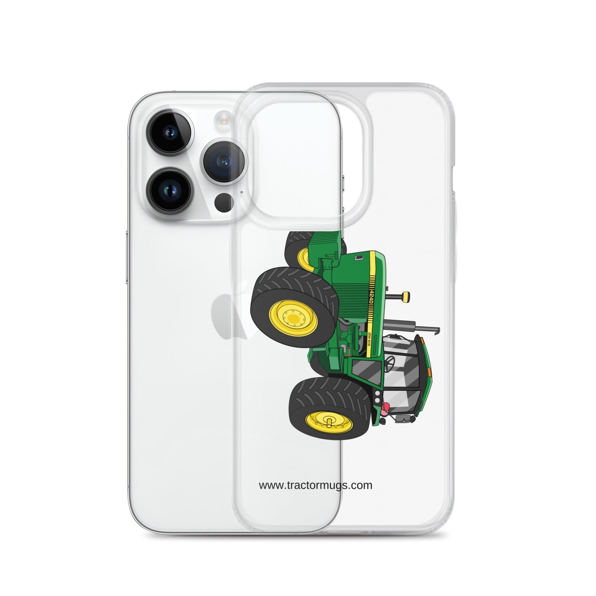 The Tractor Mugs Store John Deere 4240  |  Clear Case for iPhone® Quality Farmers Merch