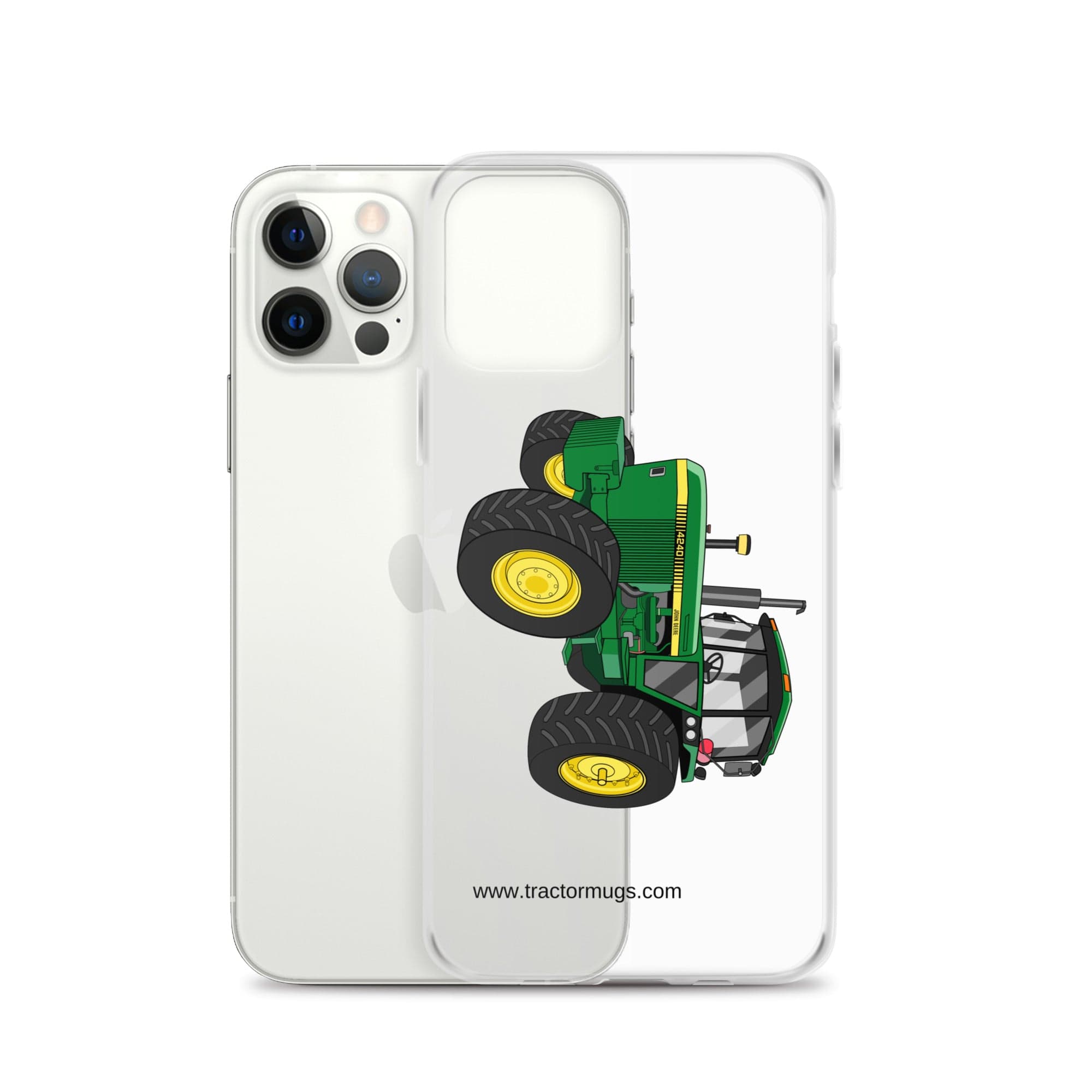 The Tractor Mugs Store John Deere 4240  |  Clear Case for iPhone® Quality Farmers Merch