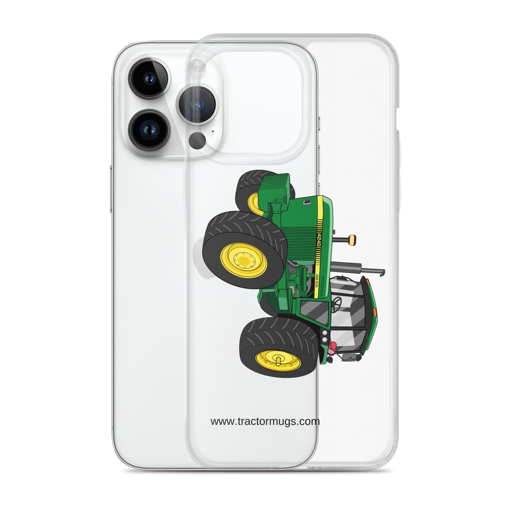 The Tractor Mugs Store John Deere 4240  |  Clear Case for iPhone® Quality Farmers Merch