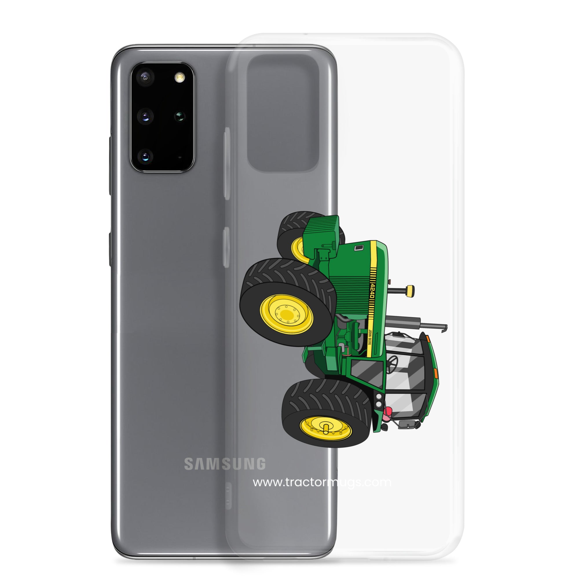 The Tractor Mugs Store John Deere 4240  |  Clear Case for Samsung® Quality Farmers Merch