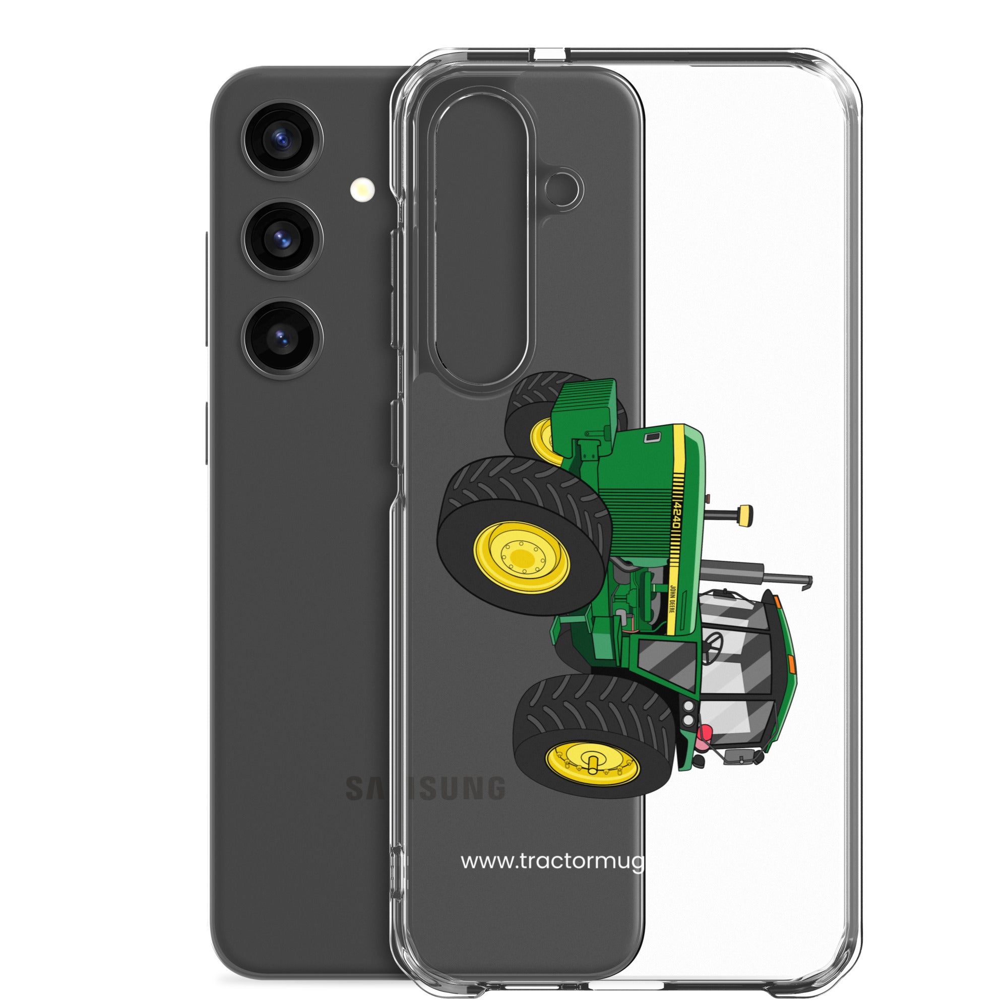 The Tractor Mugs Store John Deere 4240  |  Clear Case for Samsung® Quality Farmers Merch