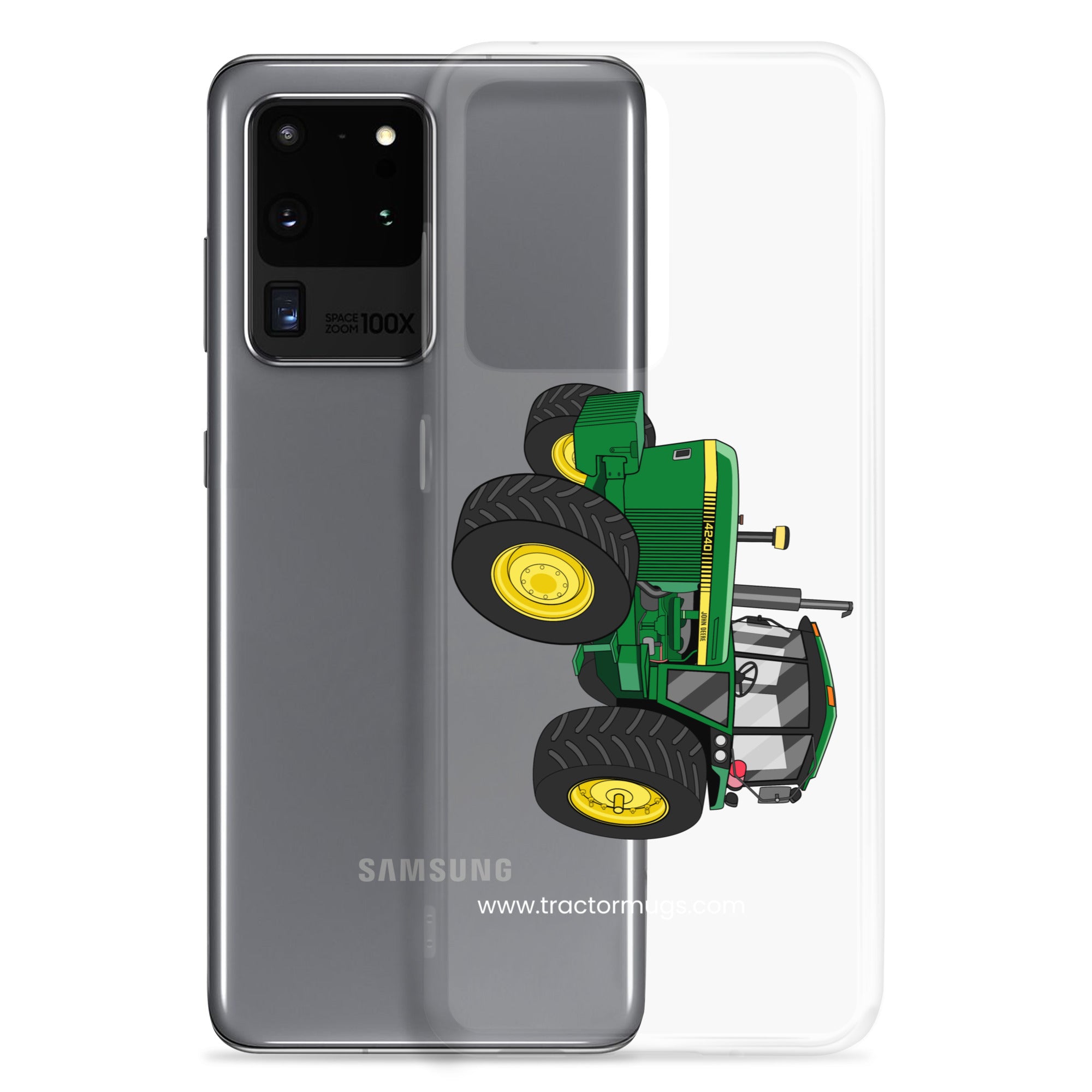 The Tractor Mugs Store John Deere 4240  |  Clear Case for Samsung® Quality Farmers Merch