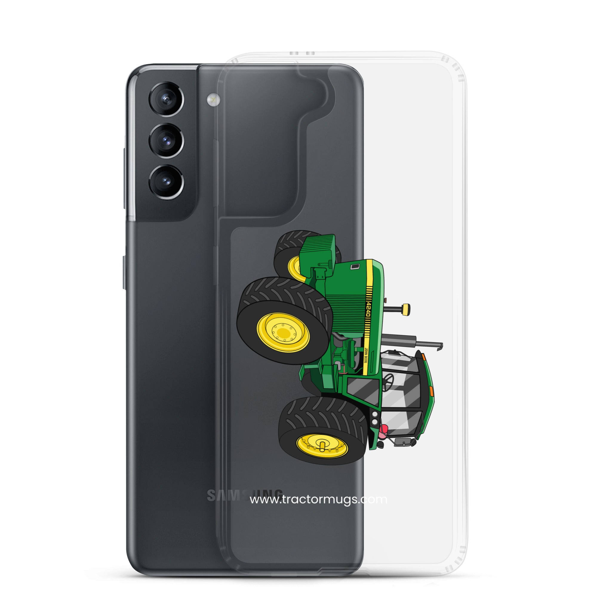 The Tractor Mugs Store John Deere 4240  |  Clear Case for Samsung® Quality Farmers Merch
