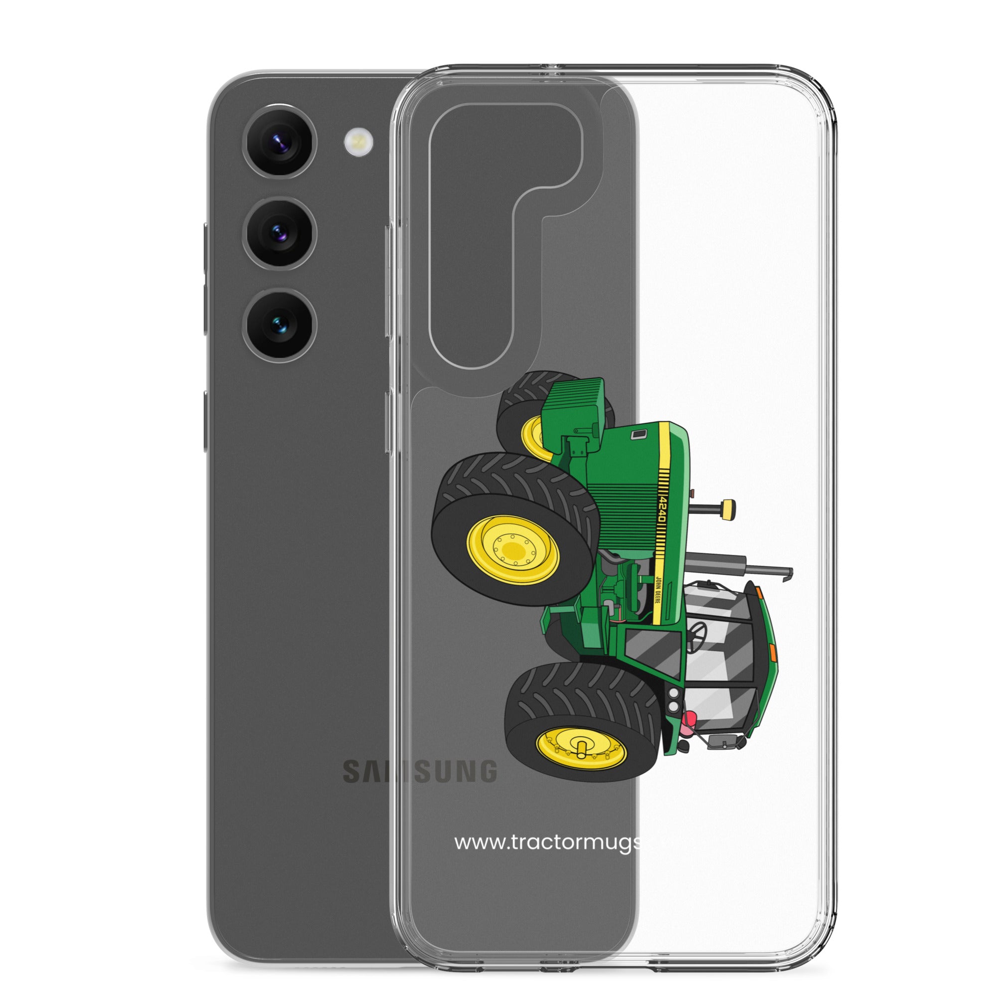 The Tractor Mugs Store John Deere 4240  |  Clear Case for Samsung® Quality Farmers Merch