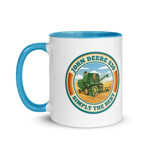 The Tractor Mugs Store John Deere 530 John Deere 530 SIMPLY THE BEST | Mug with Colour Inside Quality Farmers Merch