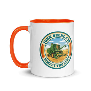 The Tractor Mugs Store John Deere 530 John Deere 530 SIMPLY THE BEST | Mug with Colour Inside Quality Farmers Merch