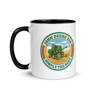 The Tractor Mugs Store John Deere 530 John Deere 530 SIMPLY THE BEST | Mug with Colour Inside Quality Farmers Merch