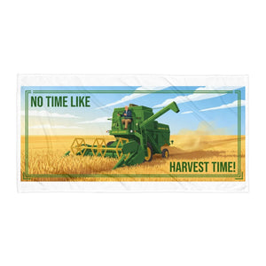 The Tractor Mugs Store John Deere 530 NO TIME LIKE HARVEST TIME! | Super Soft Towel Quality Farmers Merch