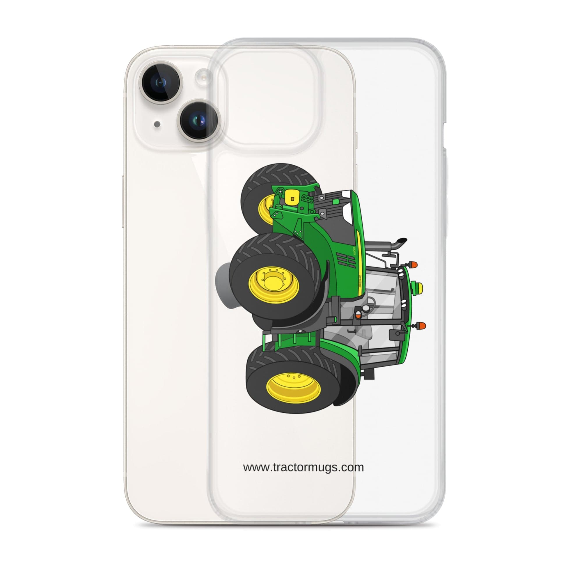 The Tractor Mugs Store John Deere 6120 M | Clear Case for iPhone® Quality Farmers Merch