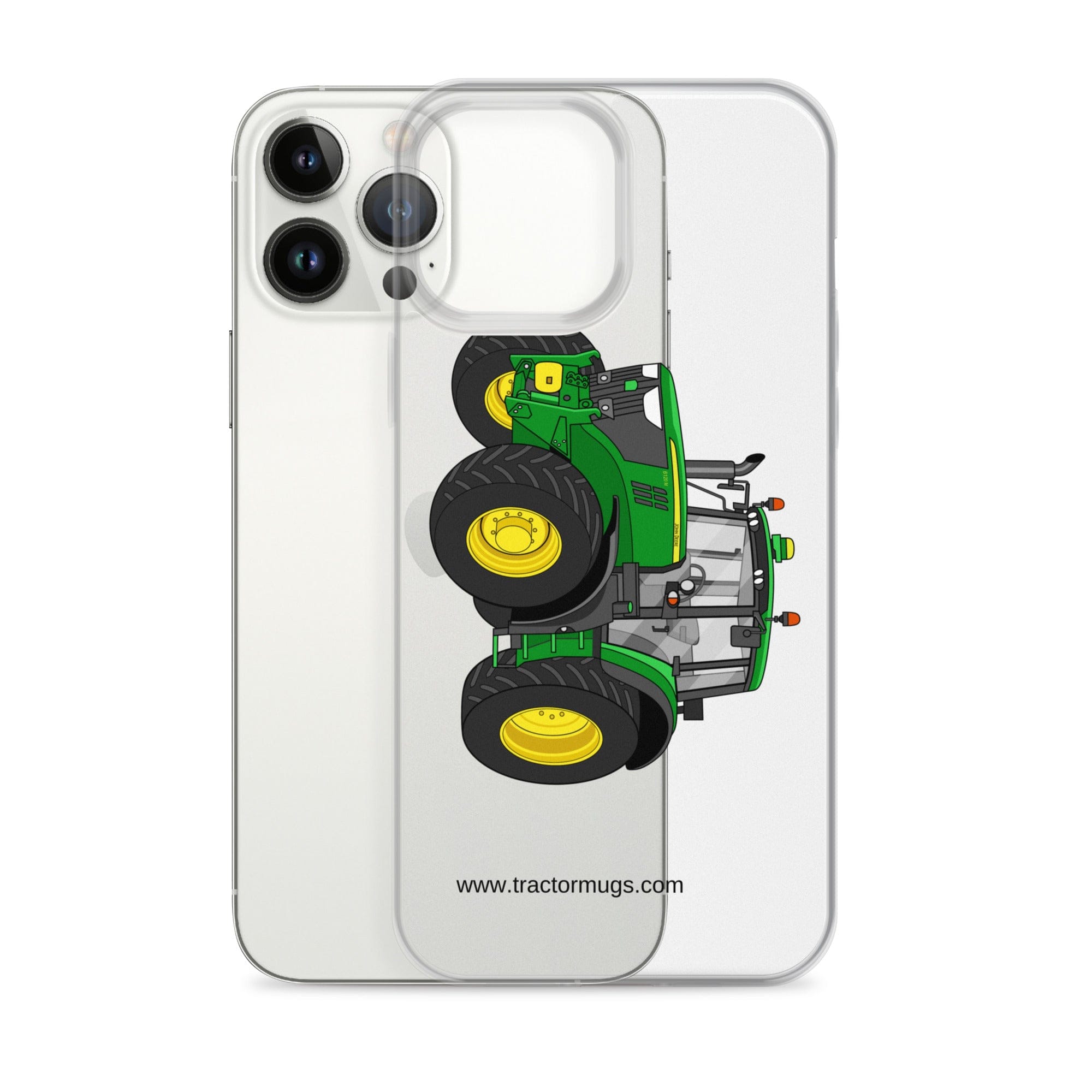 The Tractor Mugs Store John Deere 6120 M | Clear Case for iPhone® Quality Farmers Merch