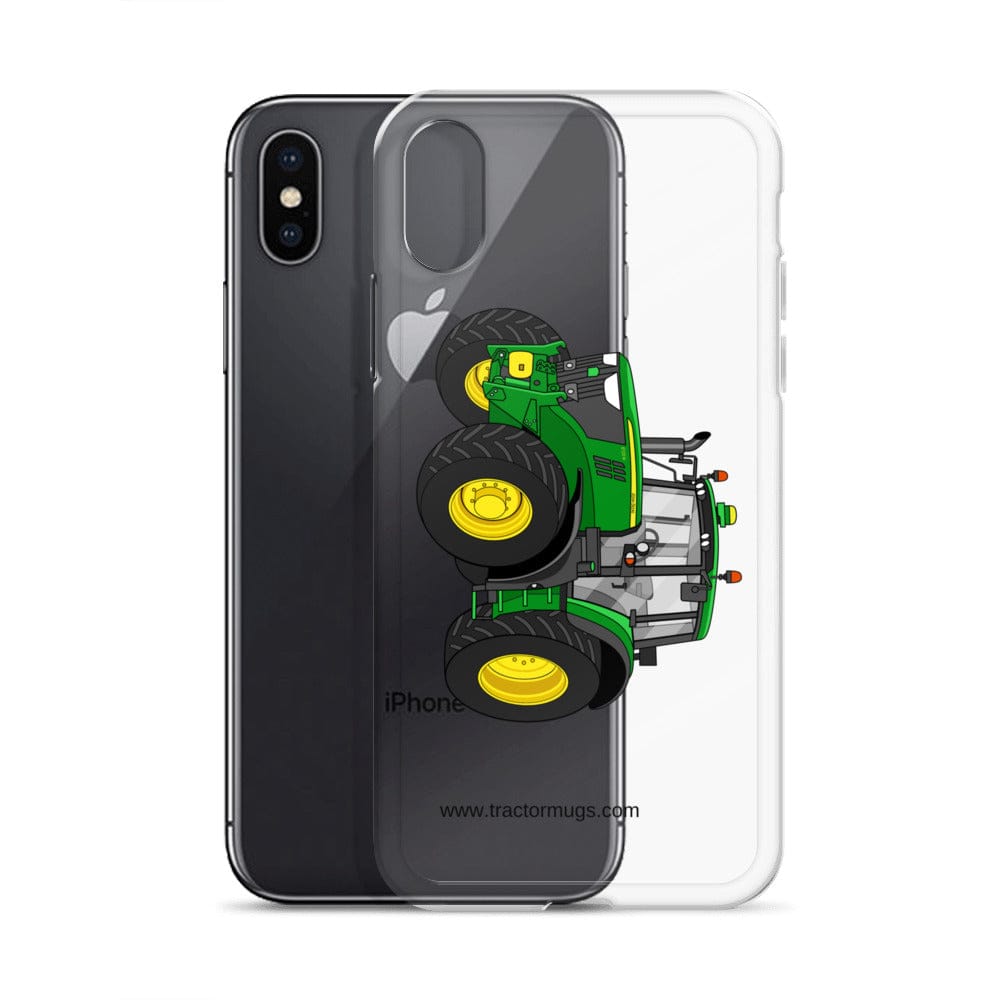 The Tractor Mugs Store John Deere 6120 M | Clear Case for iPhone® Quality Farmers Merch