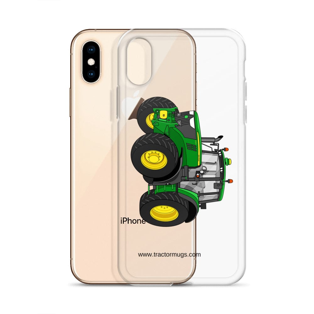 The Tractor Mugs Store John Deere 6120 M | Clear Case for iPhone® Quality Farmers Merch