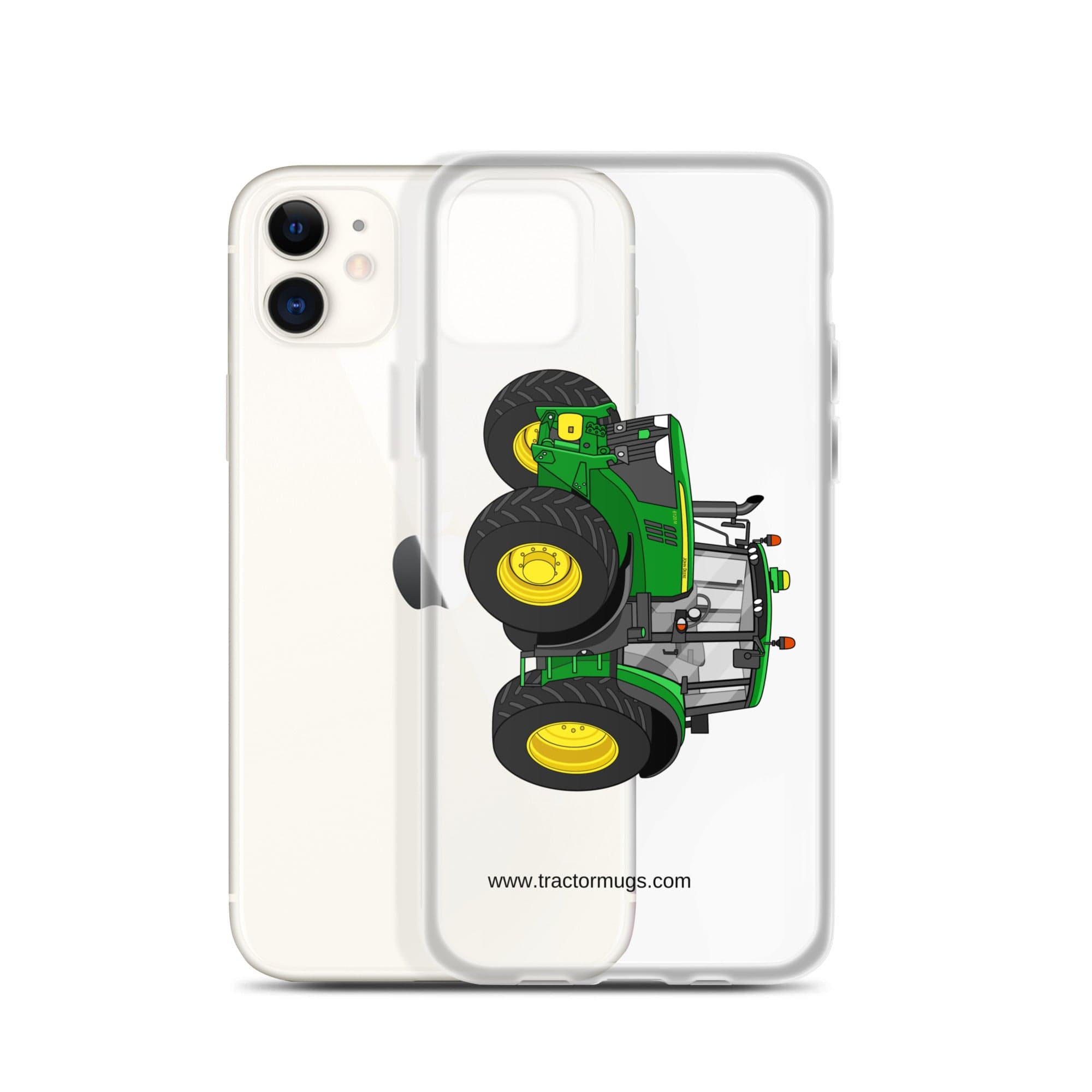 The Tractor Mugs Store John Deere 6120 M | Clear Case for iPhone® Quality Farmers Merch