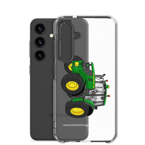 The Tractor Mugs Store John Deere 6120 M | Clear Case for Samsung® Quality Farmers Merch