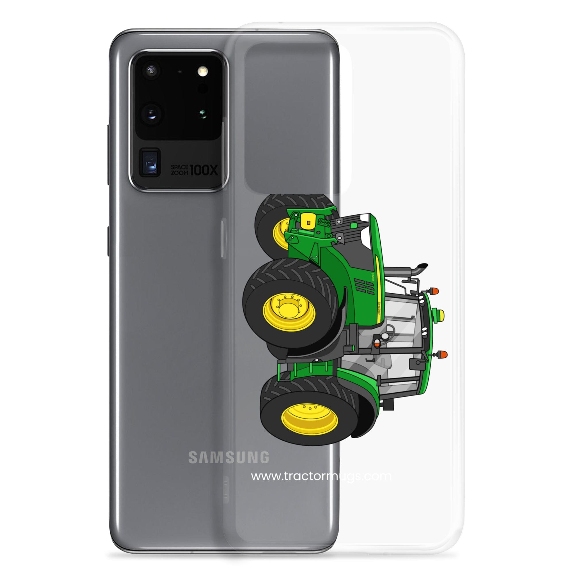 The Tractor Mugs Store John Deere 6120 M | Clear Case for Samsung® Quality Farmers Merch