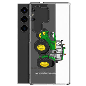 The Tractor Mugs Store John Deere 6120 M | Clear Case for Samsung® Quality Farmers Merch