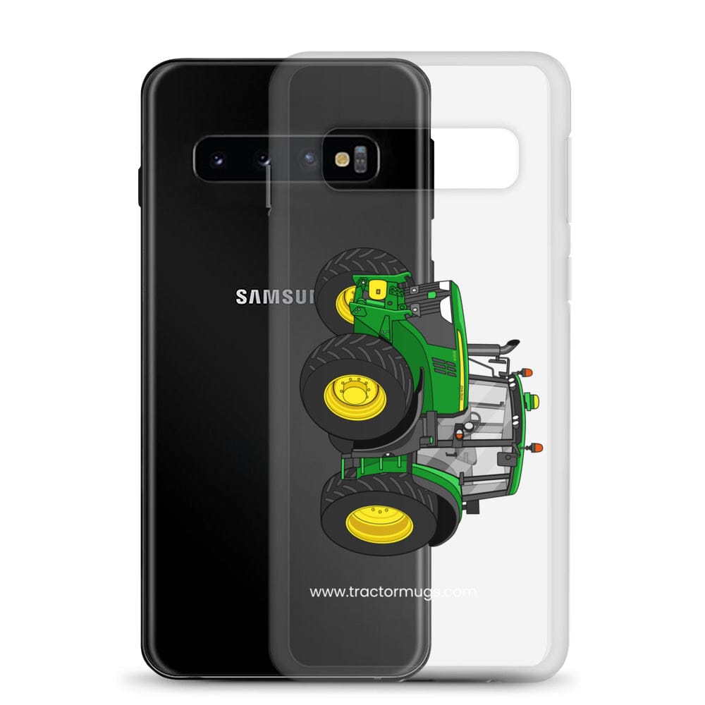 The Tractor Mugs Store John Deere 6120 M | Clear Case for Samsung® Quality Farmers Merch