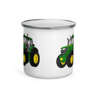 The Tractor Mugs Store John Deere 6120 M | Enamel Mug Quality Farmers Merch