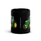 The Tractor Mugs Store John Deere 6155 M | Black Glossy Mug Quality Farmers Merch