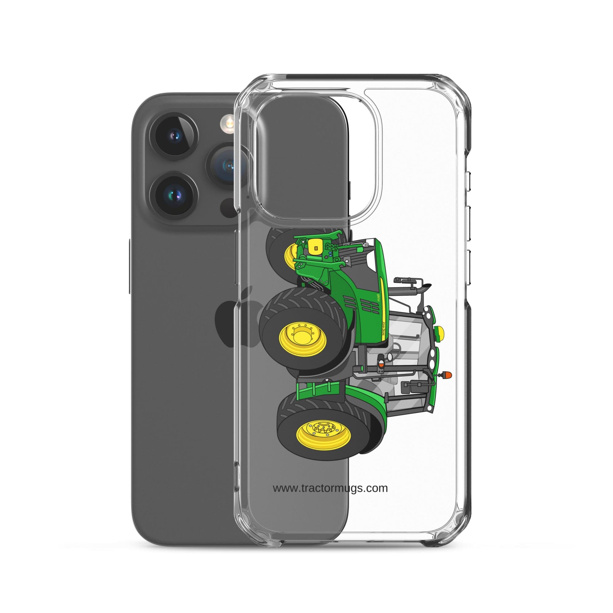 The Tractor Mugs Store John Deere 6155 M | Clear Case for iPhone® Quality Farmers Merch