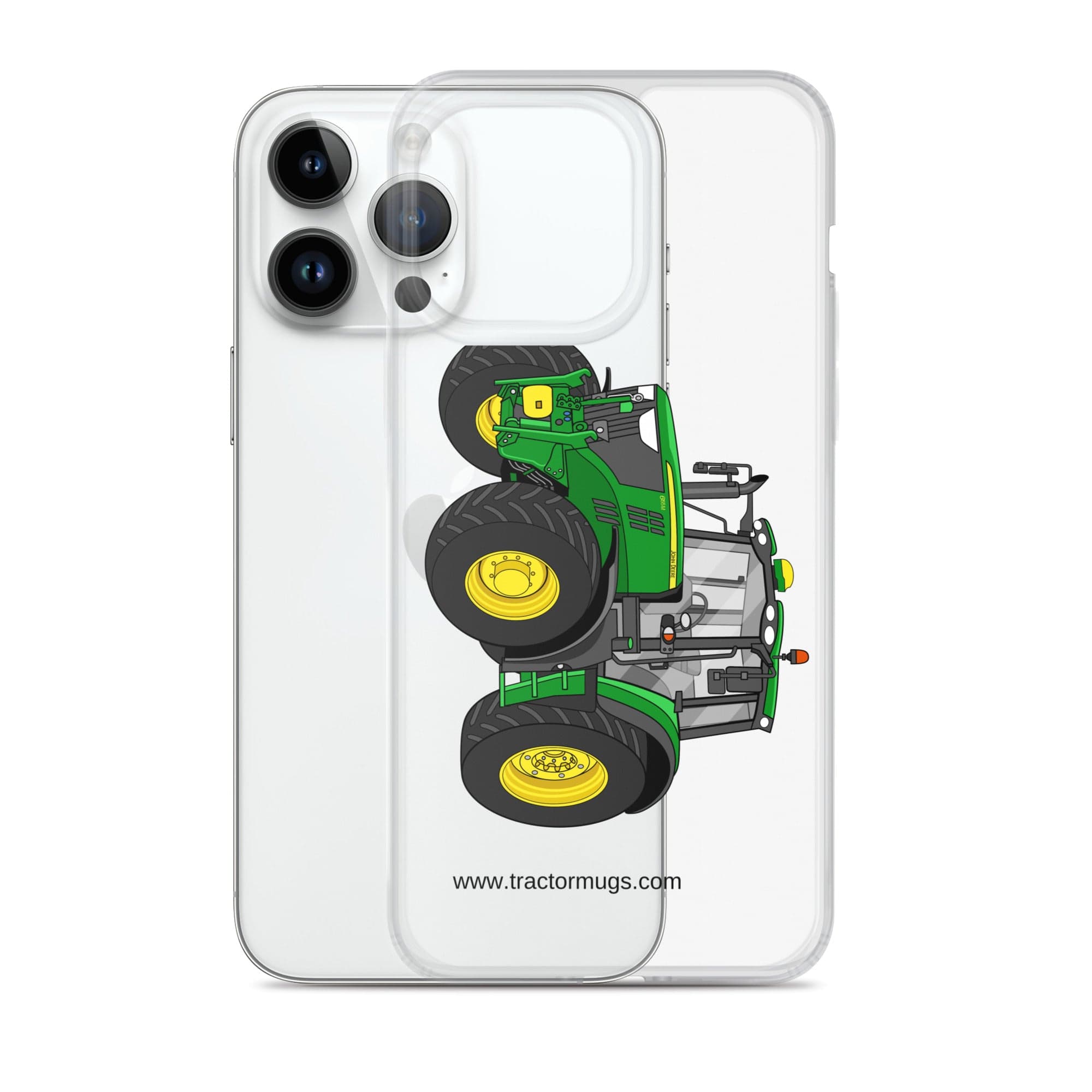 The Tractor Mugs Store John Deere 6155 M | Clear Case for iPhone® Quality Farmers Merch