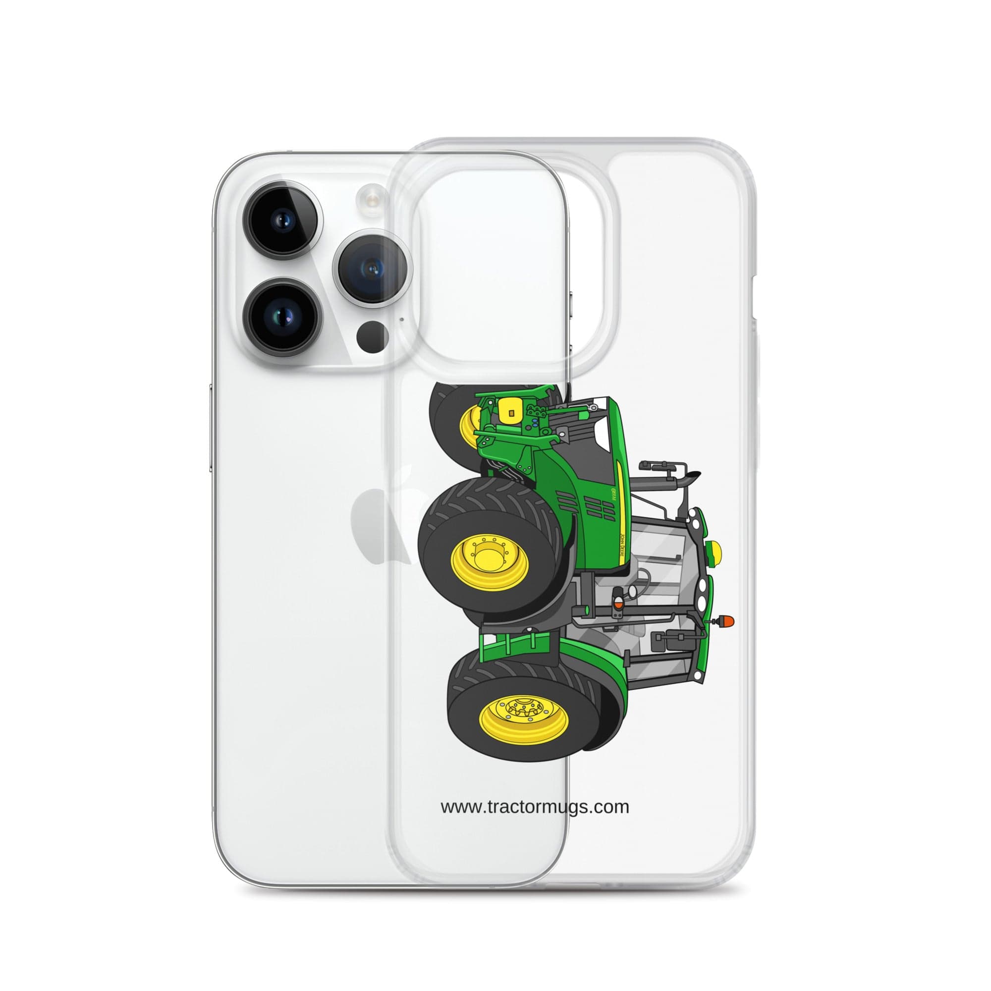 The Tractor Mugs Store John Deere 6155 M | Clear Case for iPhone® Quality Farmers Merch