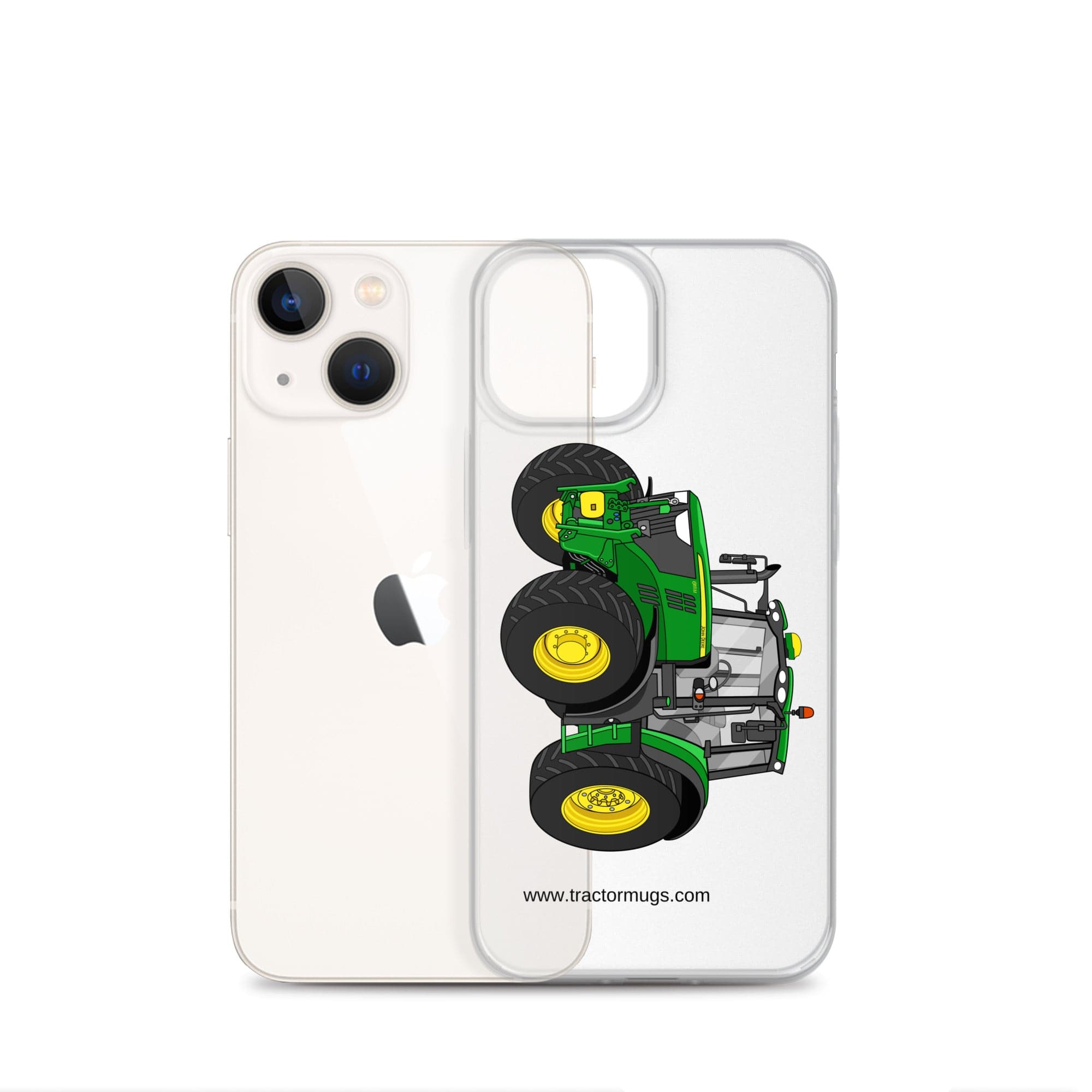 The Tractor Mugs Store John Deere 6155 M | Clear Case for iPhone® Quality Farmers Merch