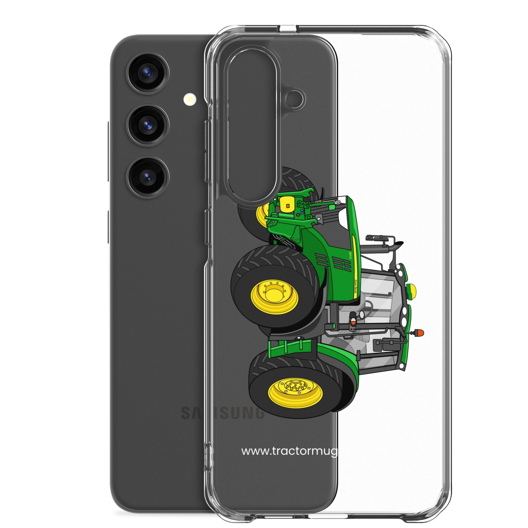 The Tractor Mugs Store John Deere 6155 M | Clear Case for Samsung® Quality Farmers Merch