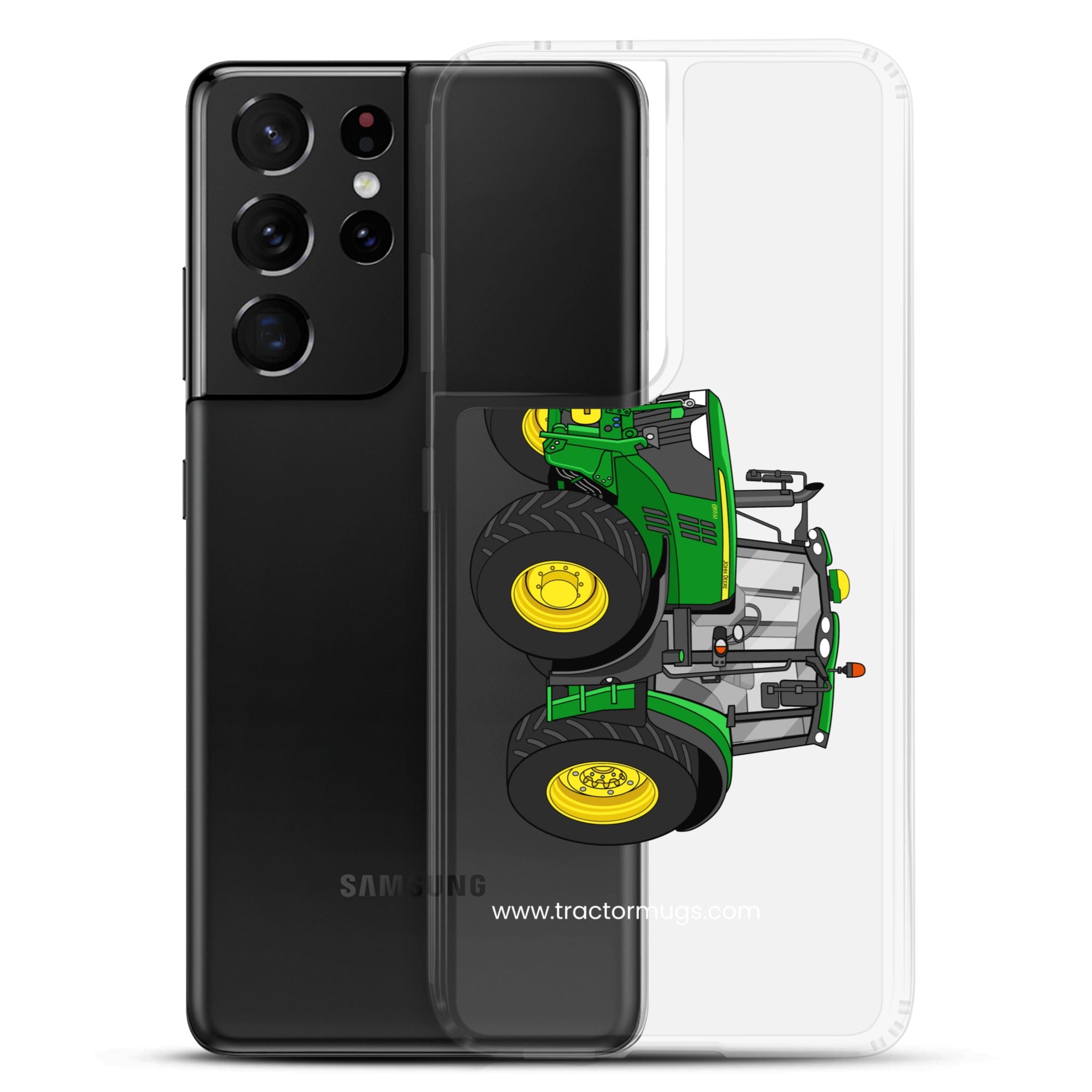 The Tractor Mugs Store John Deere 6155 M | Clear Case for Samsung® Quality Farmers Merch