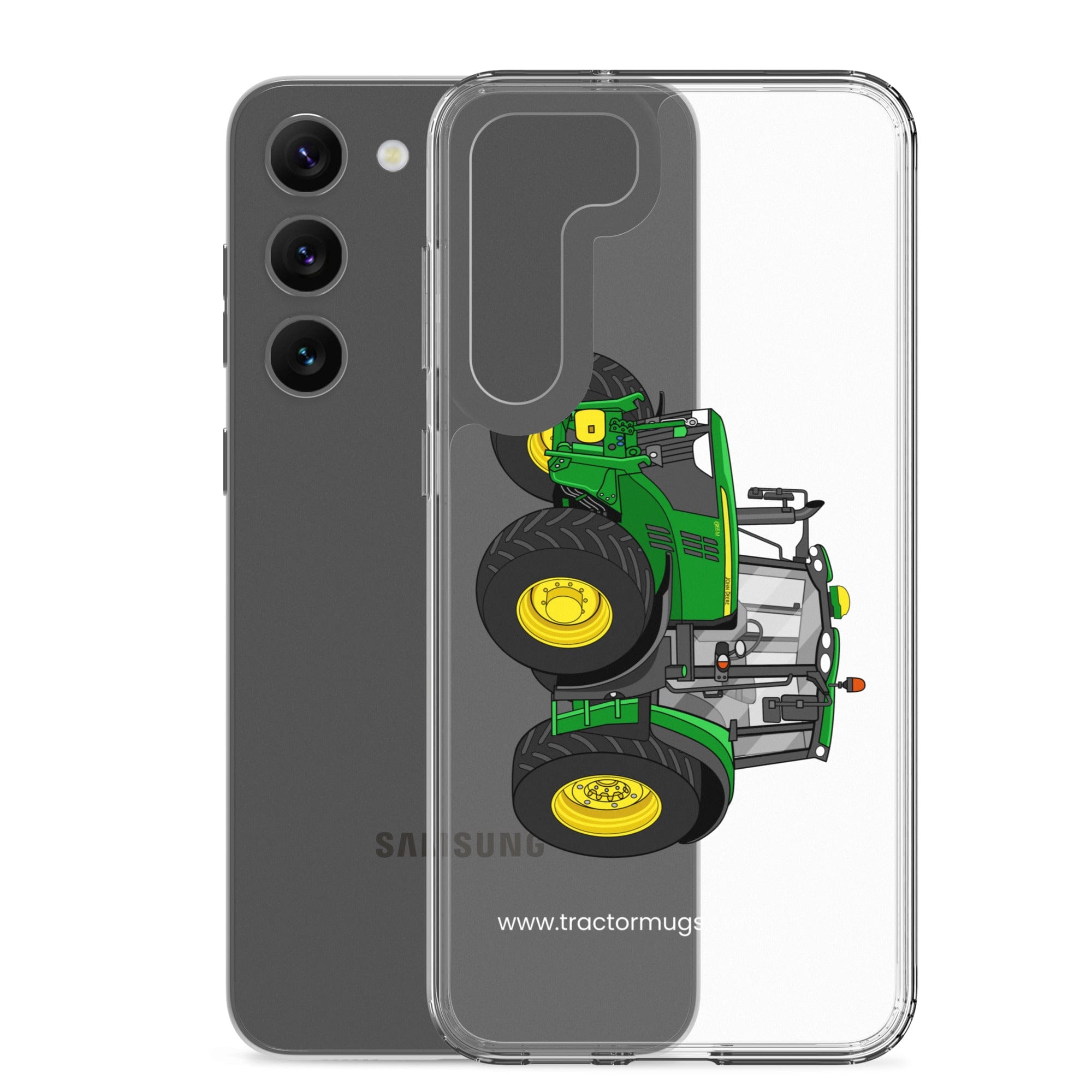 The Tractor Mugs Store John Deere 6155 M | Clear Case for Samsung® Quality Farmers Merch