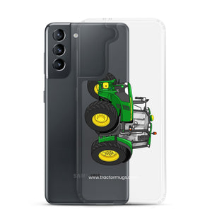The Tractor Mugs Store John Deere 6155 M | Clear Case for Samsung® Quality Farmers Merch