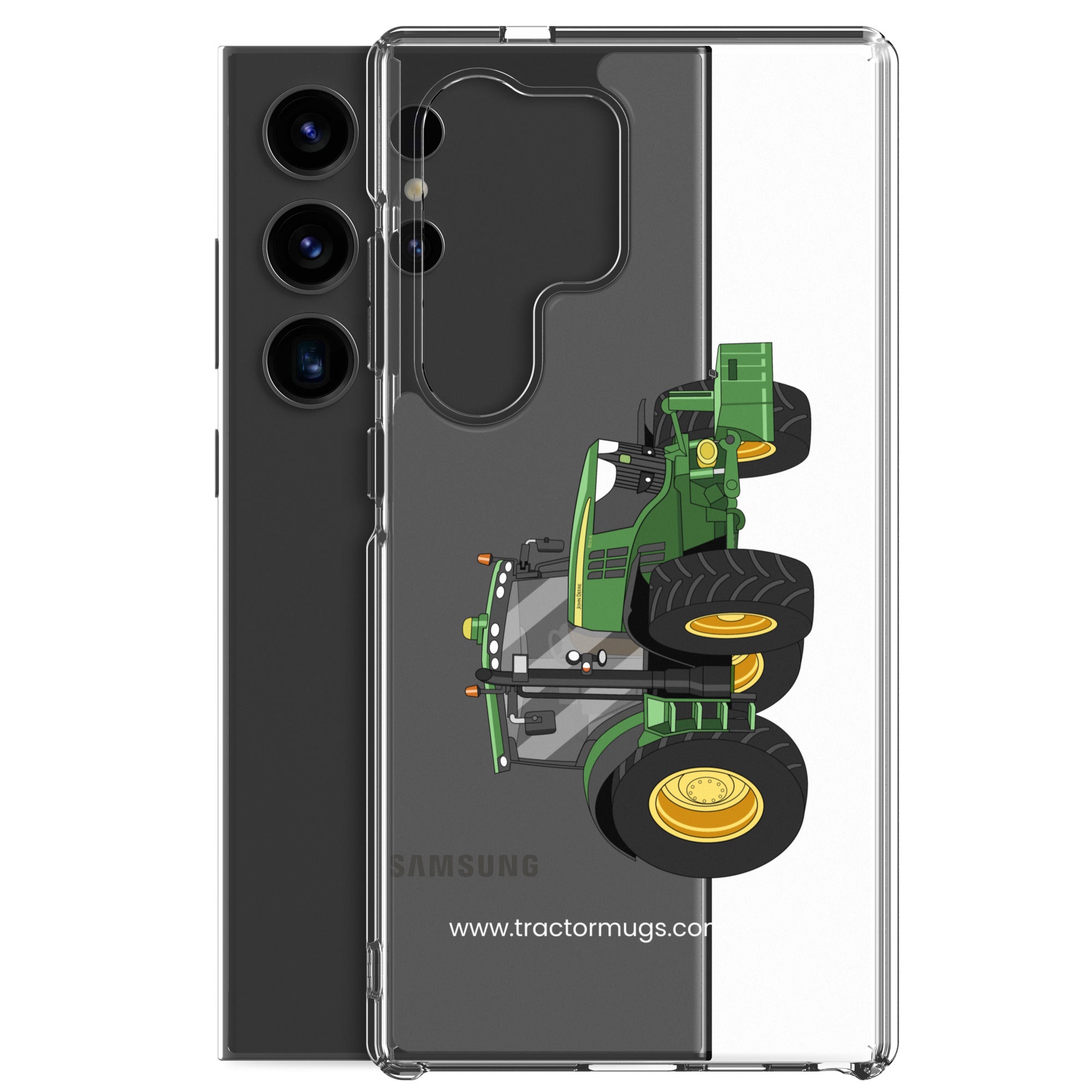 The Tractor Mugs Store John Deere 6210 R | Clear Case for Samsung® Quality Farmers Merch