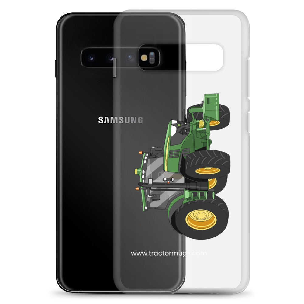 The Tractor Mugs Store John Deere 6210 R | Clear Case for Samsung® Quality Farmers Merch