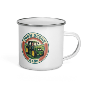 The Tractor Mugs Store John Deere 6400 | Enamel Mug Quality Farmers Merch