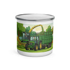 The Tractor Mugs Store John Deere 6610 Silage Man | Enamel Mug Quality Farmers Merch
