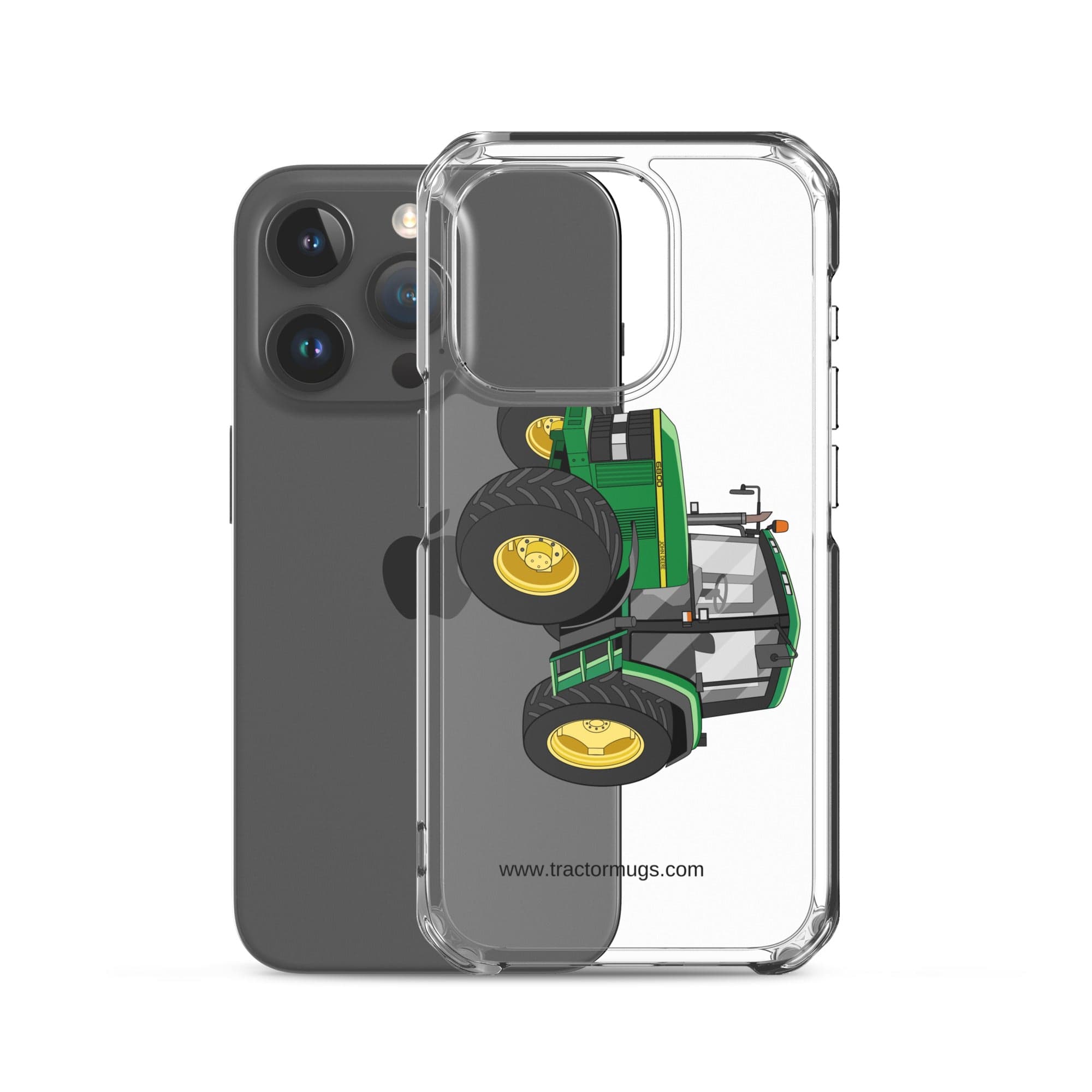 The Tractor Mugs Store John Deere 6800   |  Clear Case for iPhone® Quality Farmers Merch