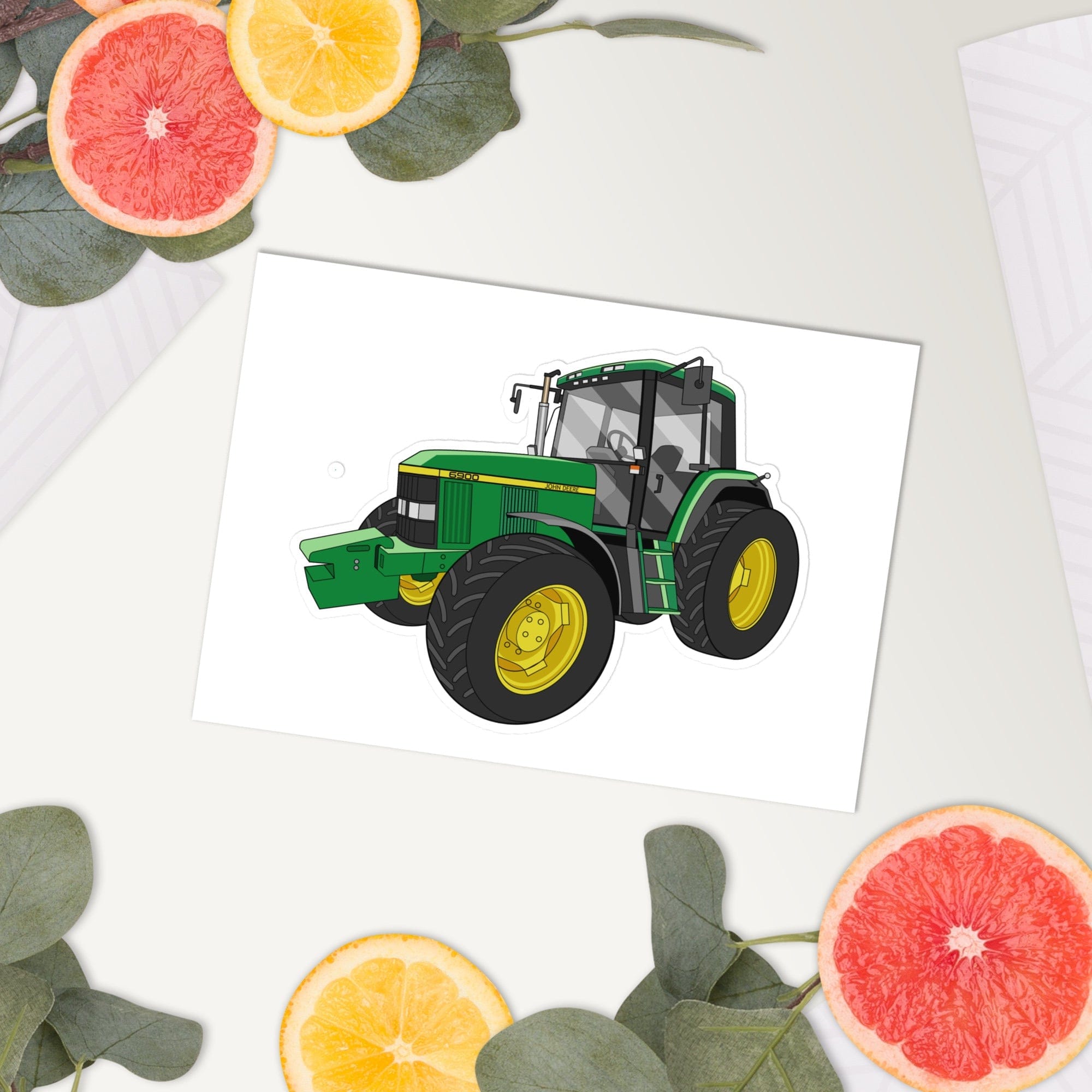 The Tractor Mugs Store John Deere 6900 | Sticker sheet Quality Farmers Merch