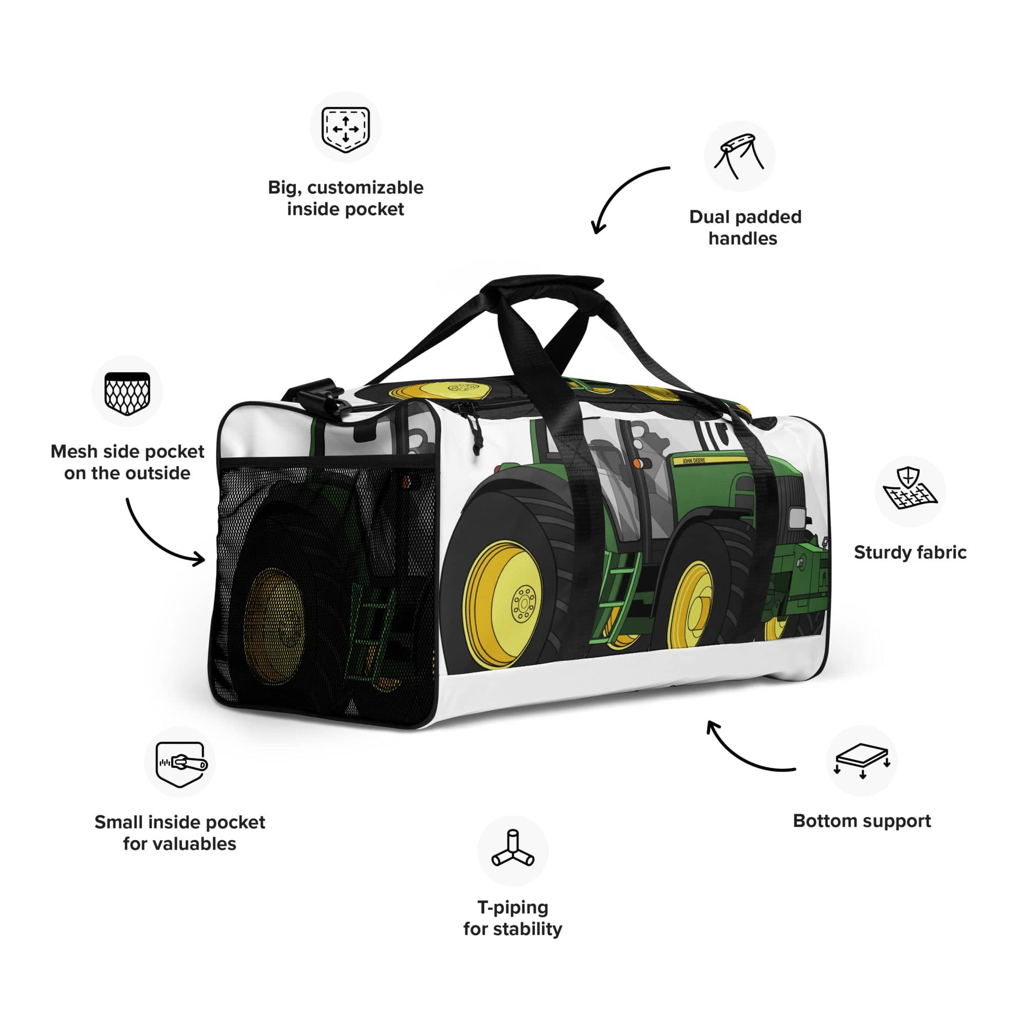 The Tractor Mugs Store John Deere 6930 | Duffle bag Quality Farmers Merch