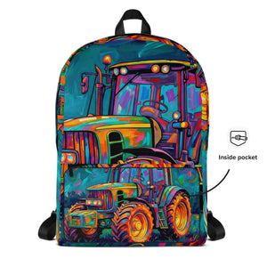 The Tractor Mugs Store John Deere 6930 Kids | Splash Art Backpack Quality Farmers Merch