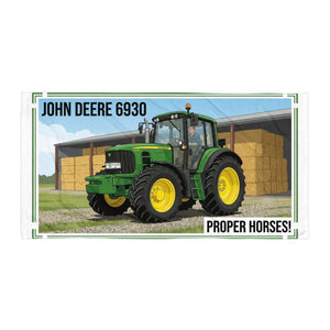The Tractor Mugs Store John Deere 6930 PROPER HORSES! | Super Soft Towel Quality Farmers Merch