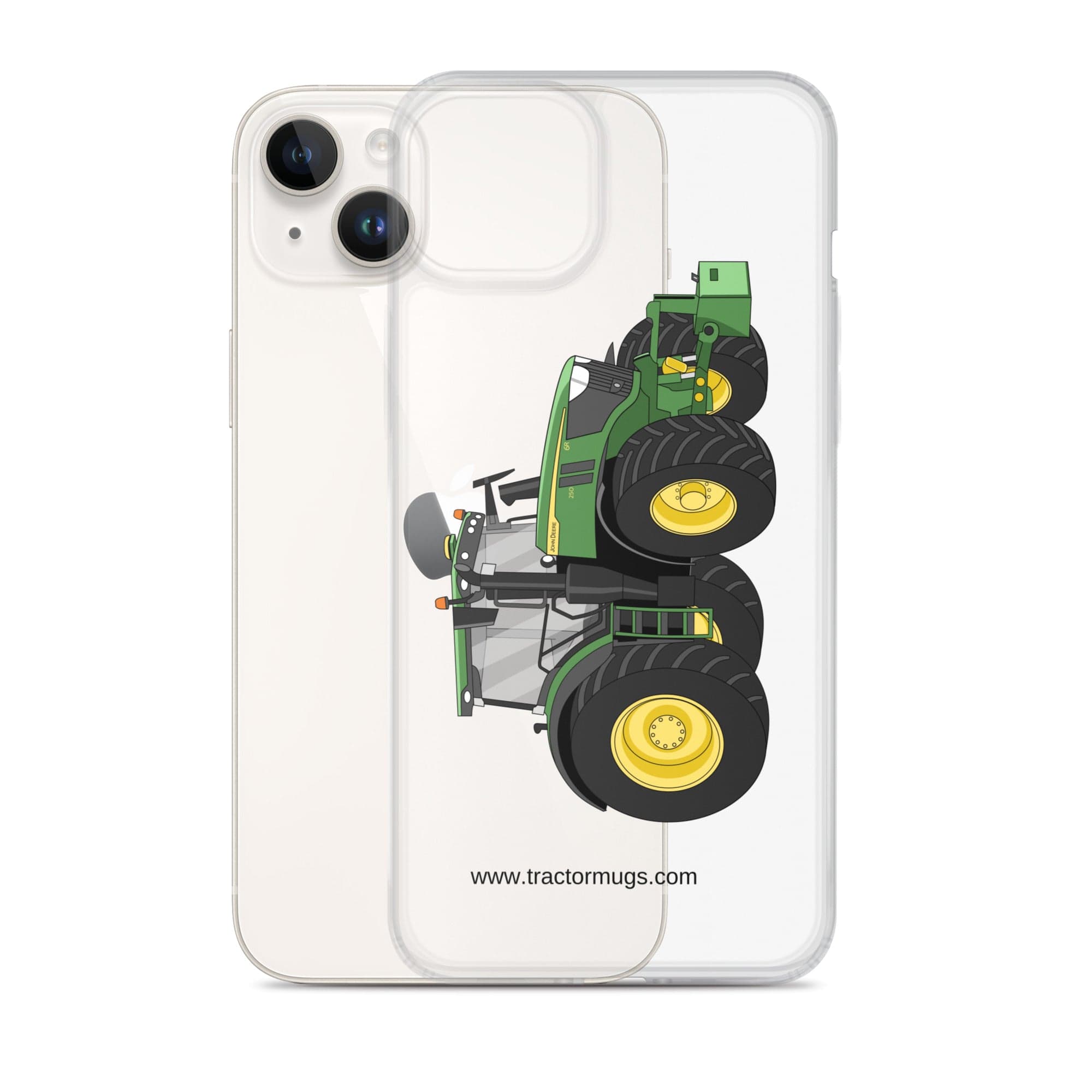 The Tractor Mugs Store John Deere 6R | Clear Case for iPhone® Quality Farmers Merch